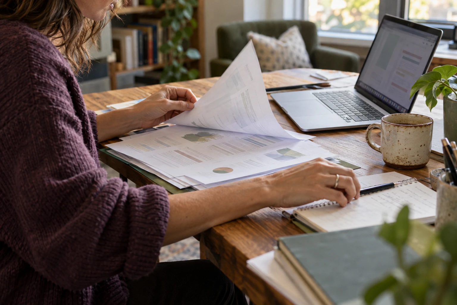 Reviewing a practice’s monthly financial reports